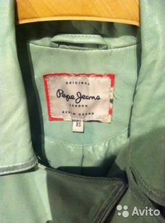 Кожаная куртка куртка pepe jeans натуральная