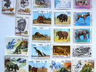 Почтовые марки иностранные Животные 41 шт
