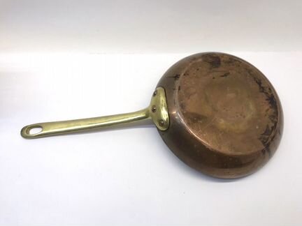 А1258 Винтажная сковорода, медь, бронза, Германия