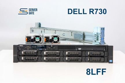 Сервер Dell R730 8LFF 2x E5-2623v3 384 GB
