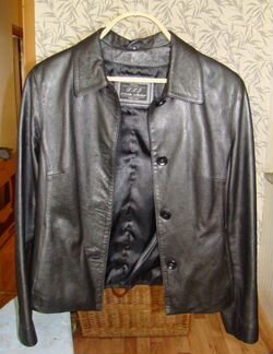 Кожаная куртка-пиджак