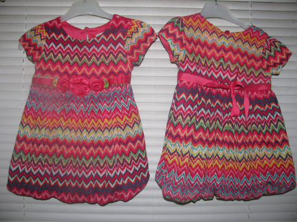 Нарядные платья из США двойняшкам, близнецам