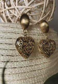Серьги сердце