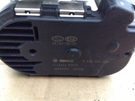 Дроссельная заслонка Hyundai solaris, KIA RIO 3