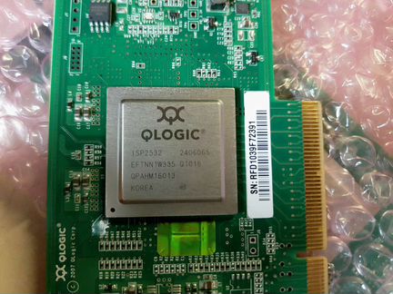 Контроллер Qlogic QLE2562 HP 8Gbp/s Dual Port