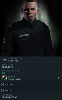 Eve online 3 персонажа