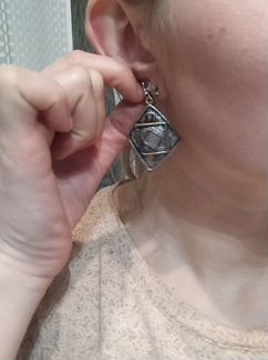 Серьги серебро кольцо бирюза