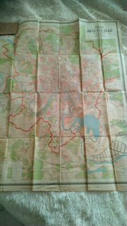 Карта Мосвы 1938