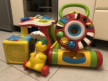 Развивающие игрушки chicco и elc для детей от 6 ме