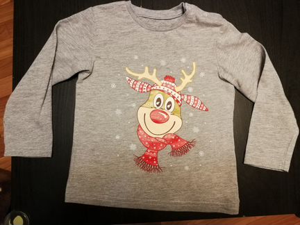 Футболка 92 новогодняя