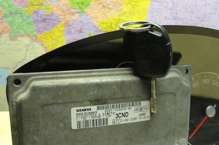 6S61-12A650-HD SIM210 Эбу Fiesta Fusion + привязка