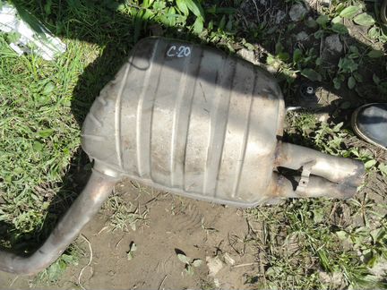 Mercedes w204 глушитель задняя часть на 651 дт