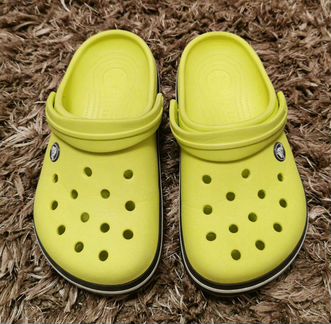 Сабо Crocs J3 жёлтые