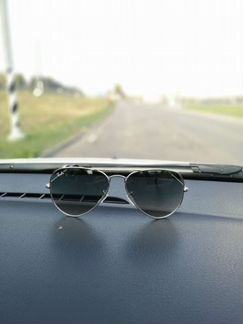 Очки RayBan чистая Италия серый