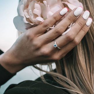 Кольцо «Light» серебро