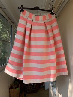 Хлопковая юбка миди ASOS (50-52 рус)