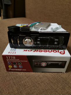 Магнитола с блютузом AUX USB, автомагнитола новая