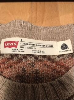 Свитер Levi’s x Woolmark 100 шерсть