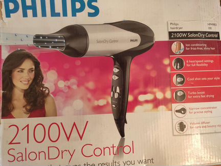 Фен philips 2100w