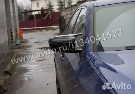 Крышки зеркал BMW 3 серия G20 карбон