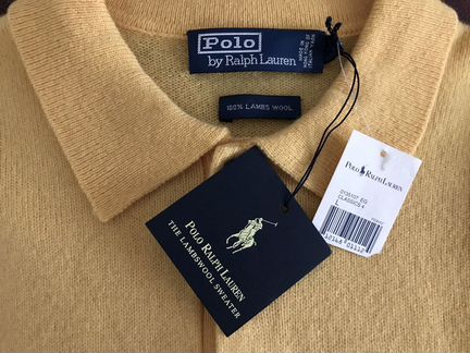 Джемпер Ralph Lauren lambs wool размер L new