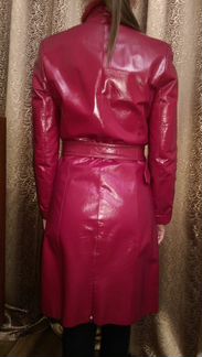 Пальто кожаное