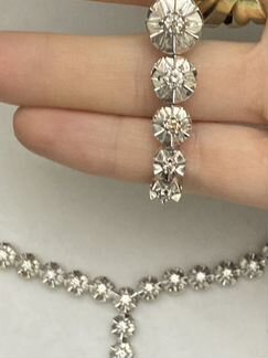 Комплект с бриллиантами