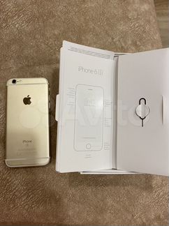 Телефон iPhone 6s, золотой, 32гб