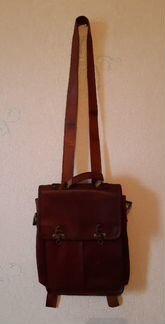 Новая Кожаная Сумка Портфель Планшет Рюкзак Як