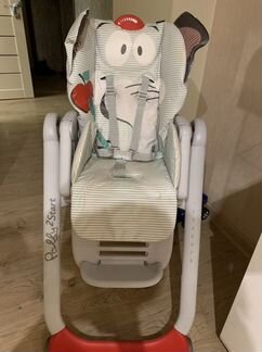 Стульчик для кормления chicco polly 2start слонено
