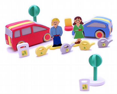 Мягкий конструктор Заправочная станция