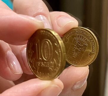 Юбилейные монеты 10 рублей брак