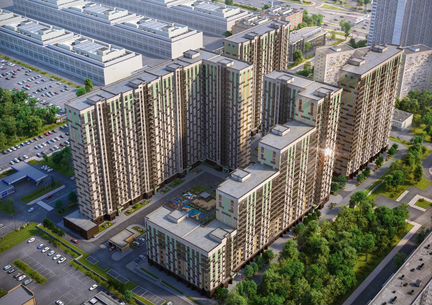 2-к квартира, 60.4 м², 3/22 эт.