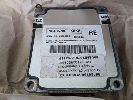 96436780 блок эбу (ECU) на Aveo T250 1.4 F14D3 акп
