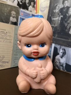 Раритет. Советская игрушка СССР - девочка с соской