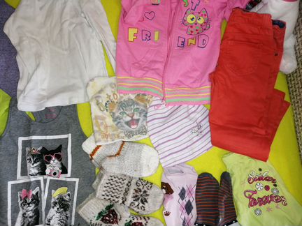 Пакет вещей для девочки 2-4 года