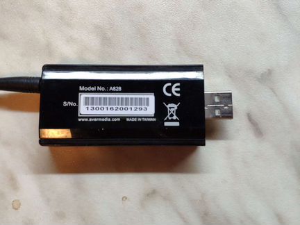 Тв приставка компьютерная AVerMedia DVB-T, analog