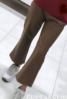 Брюки из экокожи