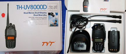 Рации TYT TH-UV8000d 10 Ватт