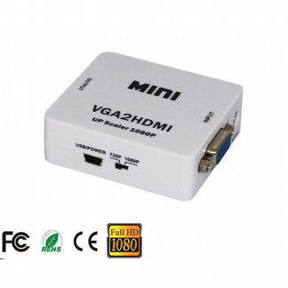 Переходник VGA - hdmi Full HD с доп. питанием