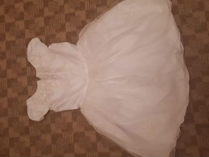 Платье новогоднее на девочку 4-6 лет