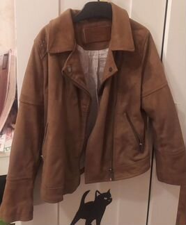 Замшевая легкая куртка для девочки 7 лет