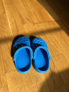 Кроксы синие crocs