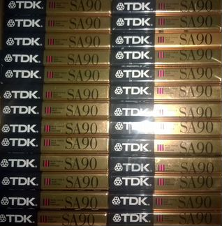 Аудиокассеты TDK SA 90 новые