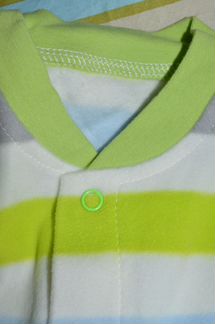 Новый флисовый комбинезон слип на кнопках Жирафик