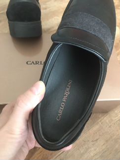 Новые кожаные туфли слипоны