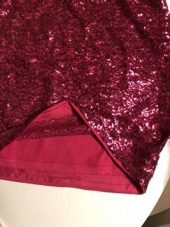 Юбка в пайетках