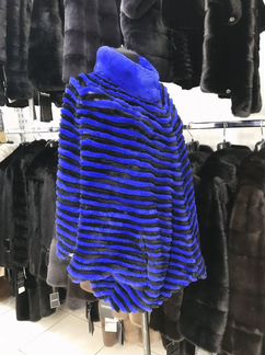 Пончо накидка из кролика