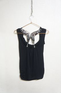 Топ чёрный, Франция, размер S