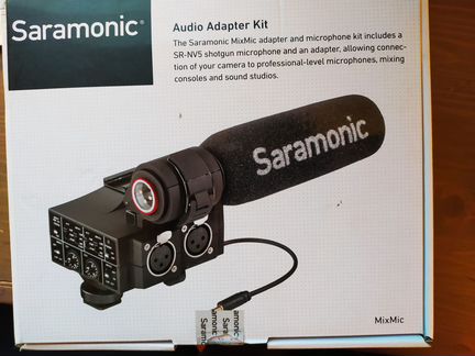 Микрофон пушка Saramonic MixMic (два XLR входа)